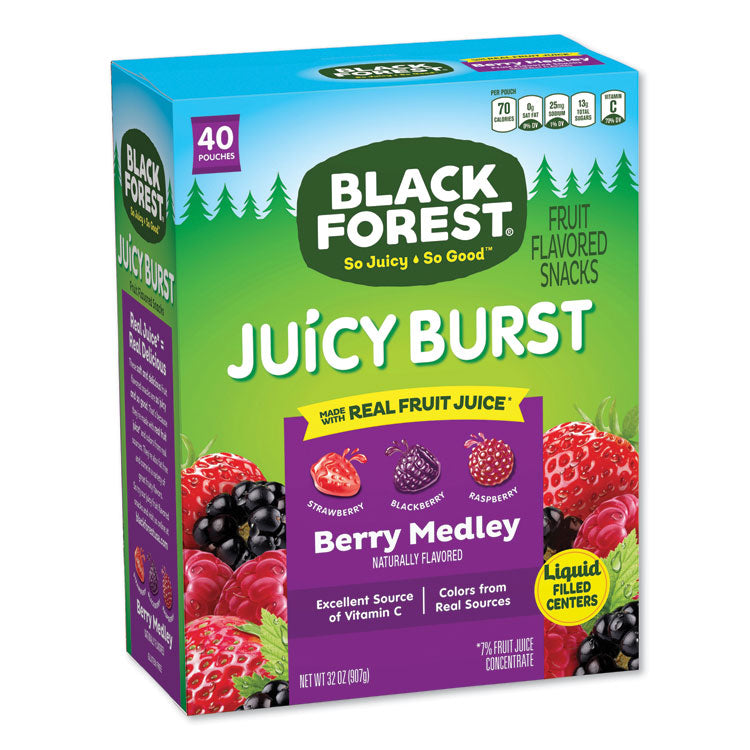 Juicy Burst Fruit Flavored Snack, Berry Medley, 32 Oz, 40/box