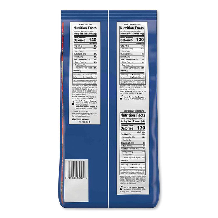 Party Pack Miniatures Milk Chocolate Variety, Assorted, 33.38 oz Bag