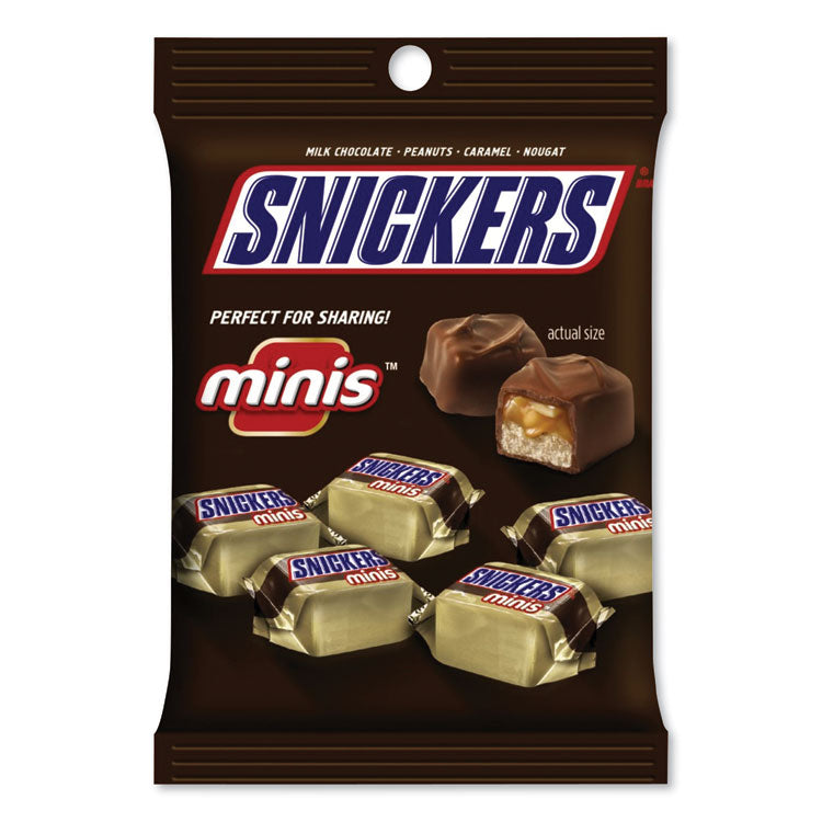 Minis Size Chocolate Bars, Milk Chocolate, 4.4 Oz Pack, 12 Packs/carton