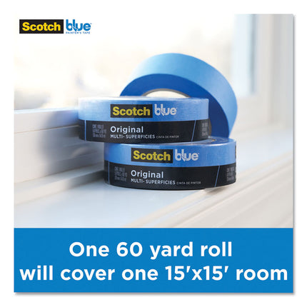 Original Multi-Surface Painter's Tape, 3" Core, 2" X 60 Yds, Blue