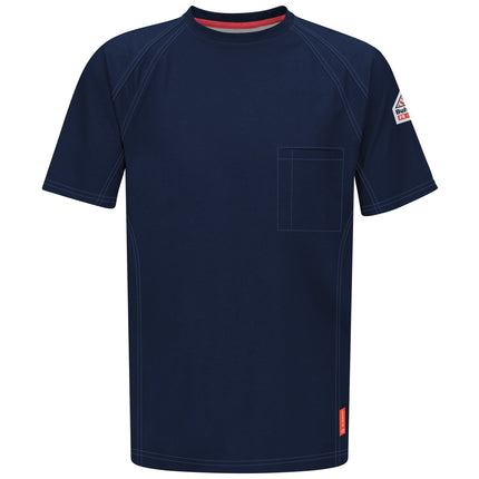 Bulwark® iQ Series® Comfort Knit Men's FR Short Sleeve T-Shirt / QT30DB
