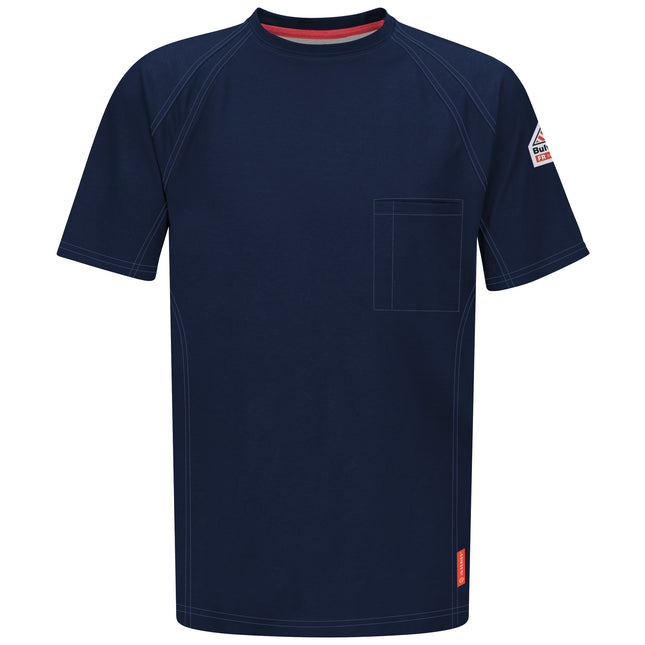 Bulwark® iQ Series® Comfort Knit Men's FR Short Sleeve T-Shirt / QT30DB