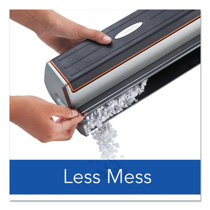 20-Sheet Optima 20 Electric Punch, Three-Hole, 9/32" Holes, Silver/black