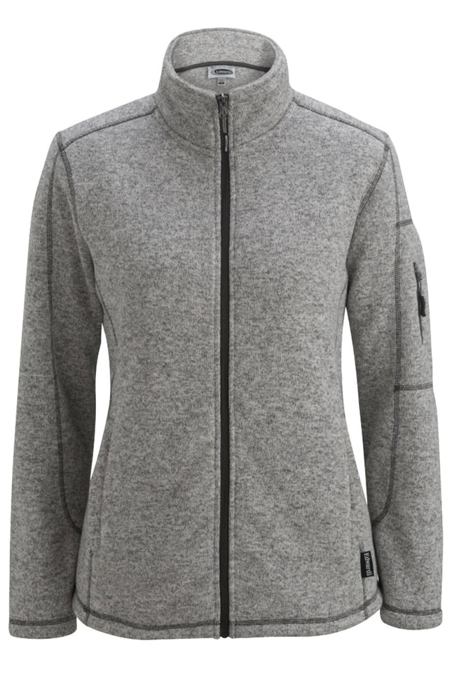 EDWARDS LADIES SWEATER KNIT FLEECE JACKET