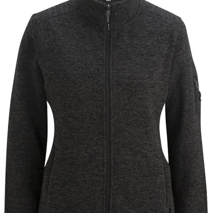 EDWARDS LADIES SWEATER KNIT FLEECE JACKET