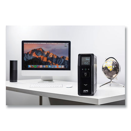 BN1500M2 Back-UPS PRO BN Series Battery Backup System, 10 Outlets, 1,500 VA, 1,080 J