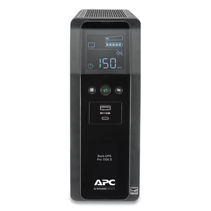 br1500ms back-ups pro br series sinewave battery backup system, 10 outlets, 1,500 va, 1,080 j