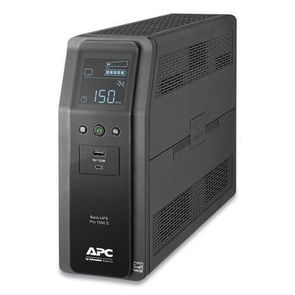 br1500ms back-ups pro br series sinewave battery backup system, 10 outlets, 1,500 va, 1,080 j