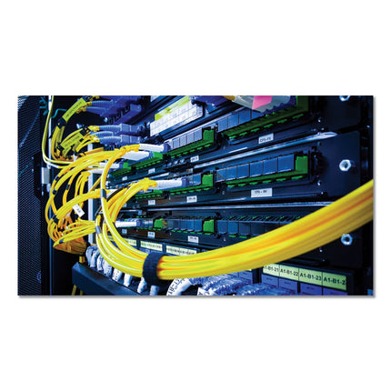 One-Wrap Pre-Cut Standard Ties, 0.75" X 12", Black