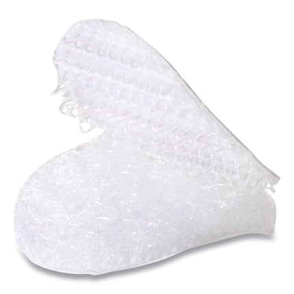 Sticky-Back Fasteners, Removable Adhesive, 0.63" Dia, White, 75/pack