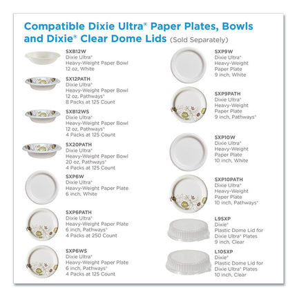 Pathways Heavyweight Paper Bowls, 12 Oz, Green/burgundy, 1,000/carton