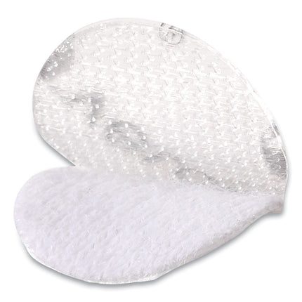 Sticky-Back Fasteners, Removable Adhesive, 0.63" Dia, Clear, 75/pack