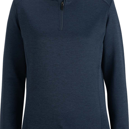 EDWARDS LADIES POINT GREY PULLOVER 1/4 ZIP