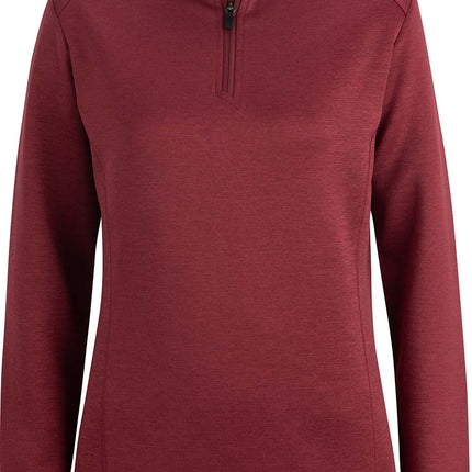 EDWARDS LADIES POINT GREY PULLOVER 1/4 ZIP