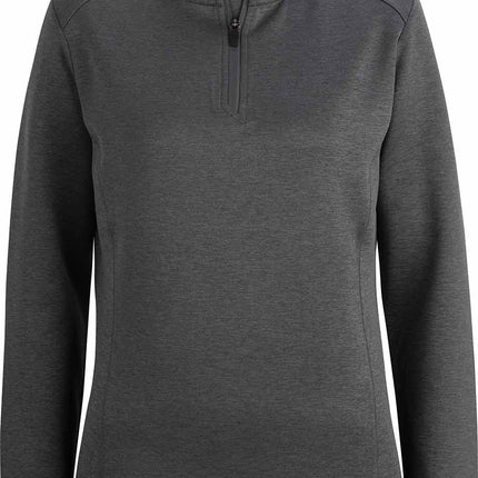 EDWARDS LADIES POINT GREY PULLOVER 1/4 ZIP