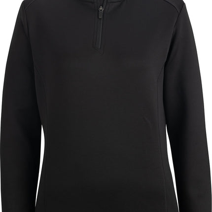 EDWARDS LADIES POINT GREY PULLOVER 1/4 ZIP