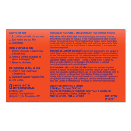 Vending-Design Powder Laundry Detergent, HE Compatible, 1.5 oz, 156/Carton