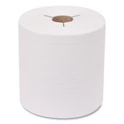 Advanced Hand Towel Roll, Notched, 1-Ply, 8 X 10, White, 6 Rolls/carton