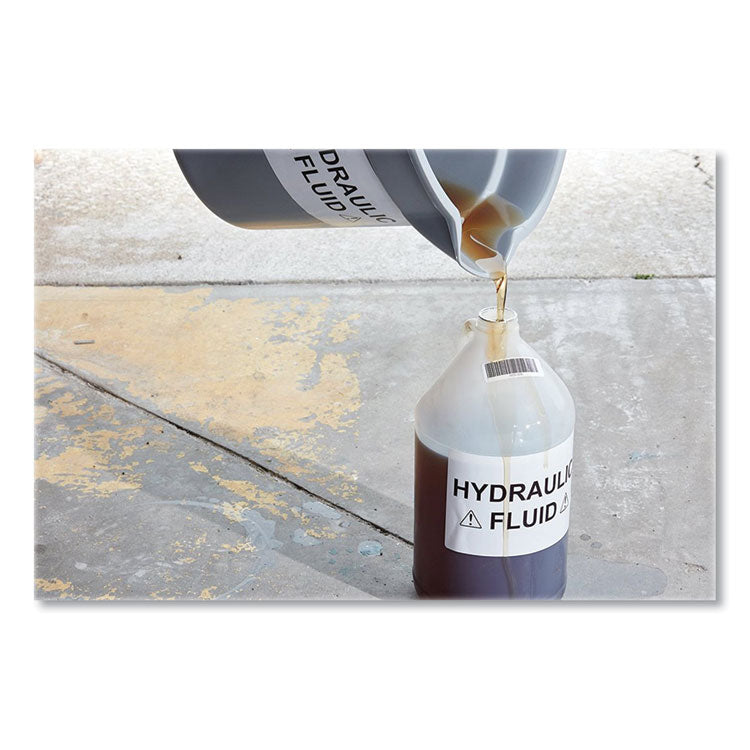 LW Durable Multi-Purpose Labels, 2.31" x 4", White, 300 Labels/Roll