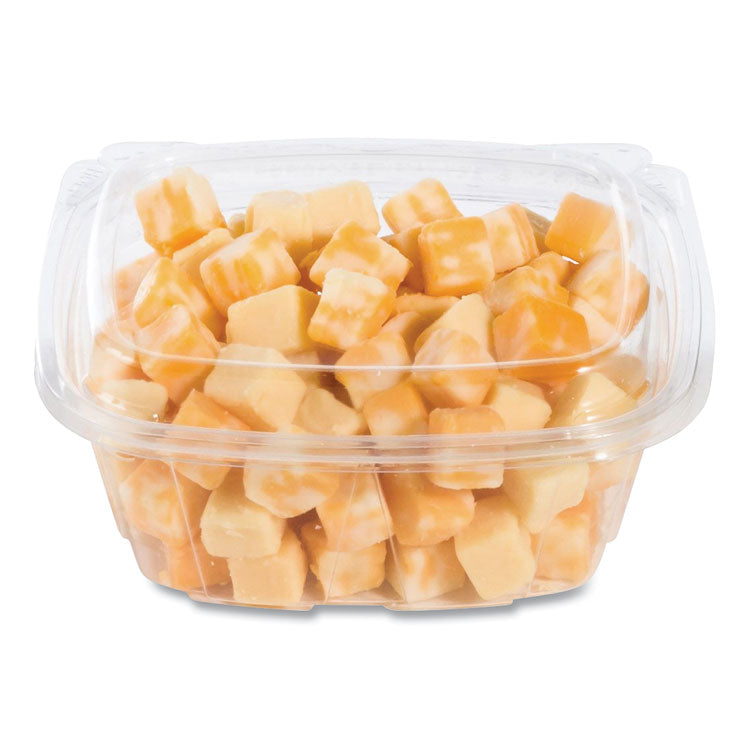 ClearPac SafeSeal Tamper-Resistant/Evident Containers, Domed Lid, 12 oz, Clear, Plastic, 100/Bag, 2 Bags/Carton