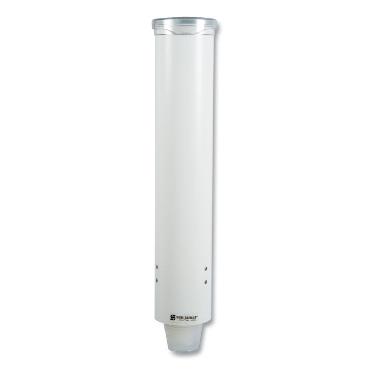 Small Pull-Type Water Cup Dispenser, For 5 Oz Cups, White