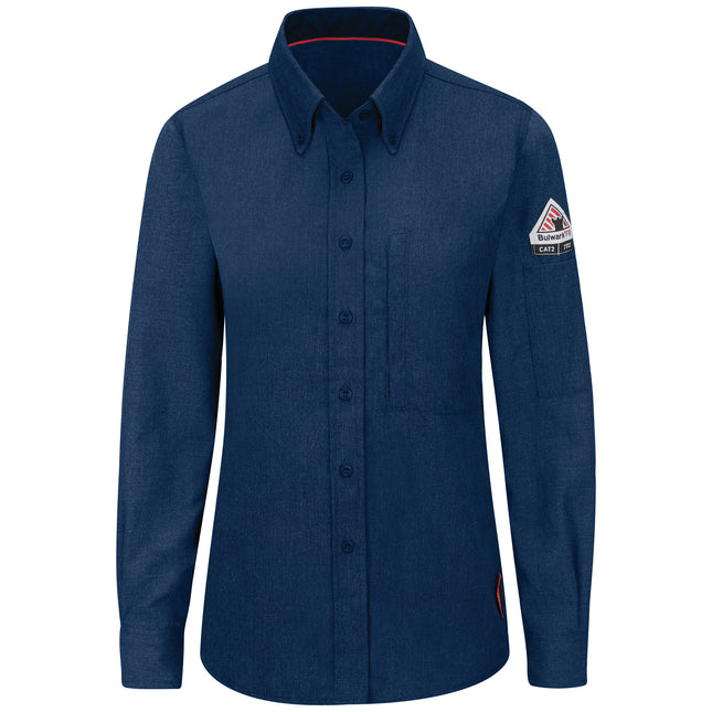 Bulwark® iQ Series® Comfort Woven Women's Lightweight Shirt / QS51NV