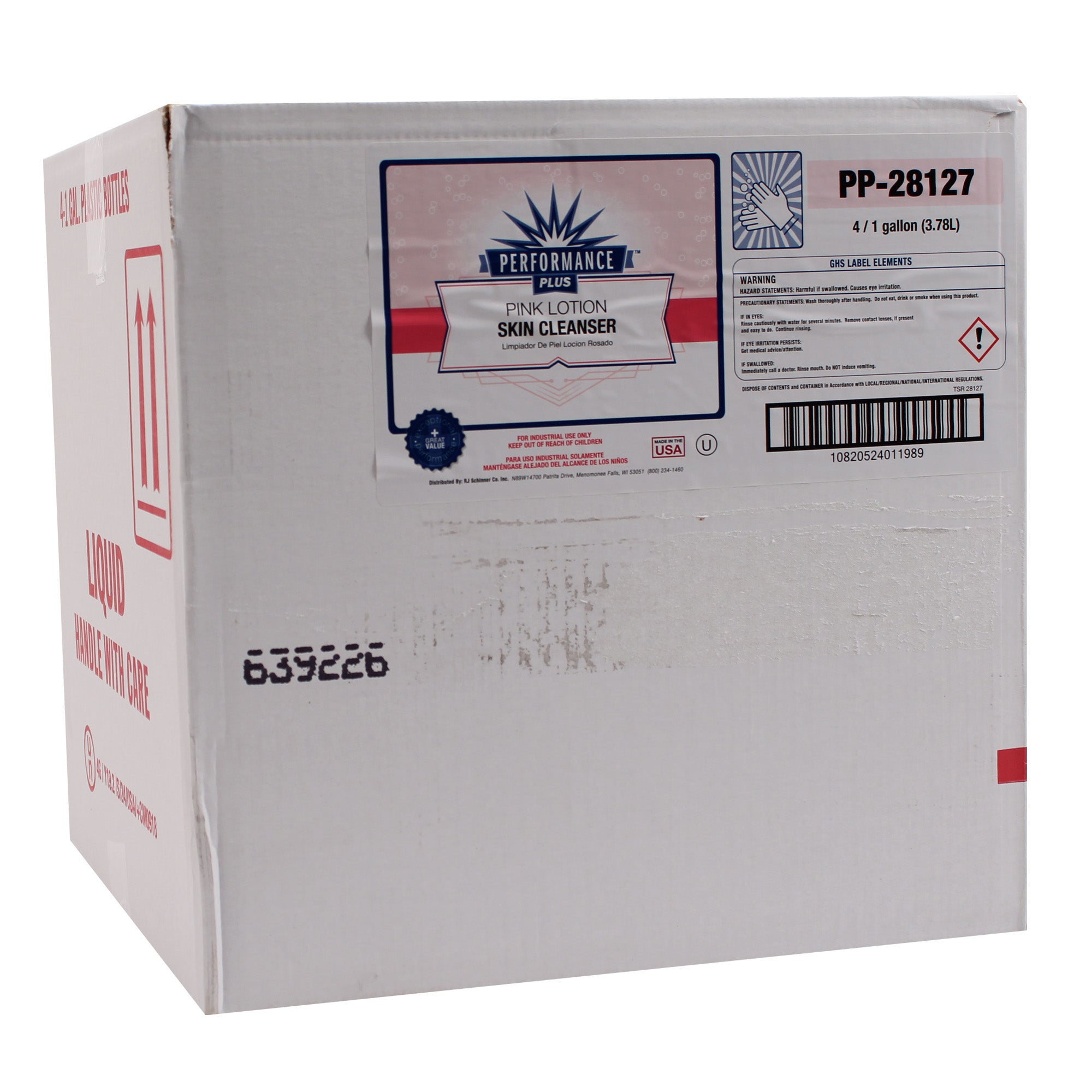 Performance Plus Pink Lotion Skin Cleanser 1 Gallon 4 / cs