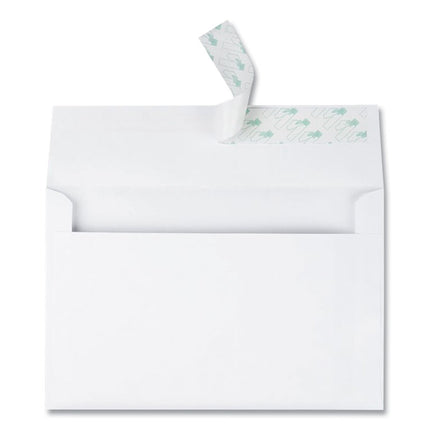 Greeting Card/Invitation Envelope, A-9, Square Flap, Redi-Strip Adhesive Closure, 5.75 x 8.75, White, 100/Box