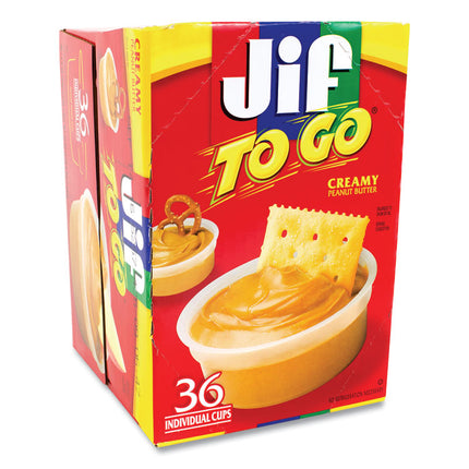 Spreads, Creamy Peanut Butter, 1.5 oz Cup, 36 Cups/Carton