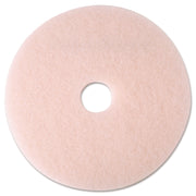 Ultra High-Speed Eraser Floor Burnishing Pad 3600, 19" Diameter, Pink, 5/carton