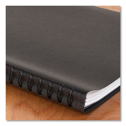 Four-Person Group Daily Appointment Book, 11 x 8, Black Cover, 12-Month (Jan to Dec): 2025