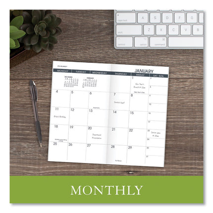 Pocket Size Monthly Planner Refill, 6 x 3.5, White Sheets, 12-Month (Jan to Dec): 2025