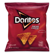 Nacho Cheese Tortilla Chips, 1 oz Snack Bag, 50/Carton
