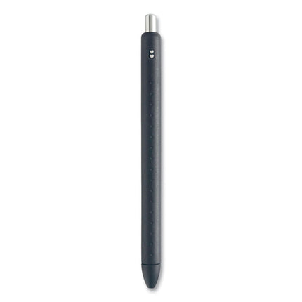 InkJoy Gel Pen, Retractable, Medium 0.7 mm, Black Ink, Black/Smoke Barrel, 8/Pack