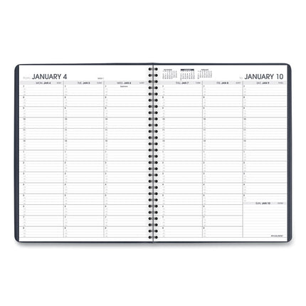Weekly Appointment Book, 11 x 8.25, Navy Cover, 13-Month: Jan 2025 to Jan 2026