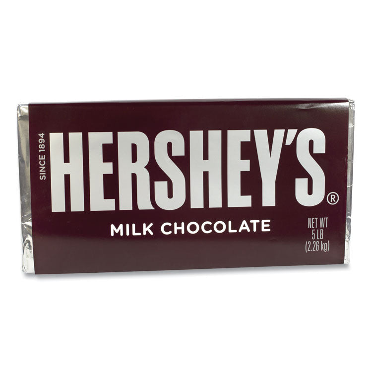Milk Chocolate Bar, 5 lb Bar