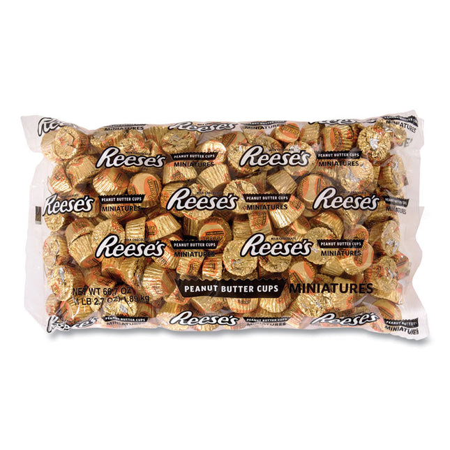Peanut Butter Cups Miniatures Bulk Pack, Milk Chocolate, 66.7 oz Bag