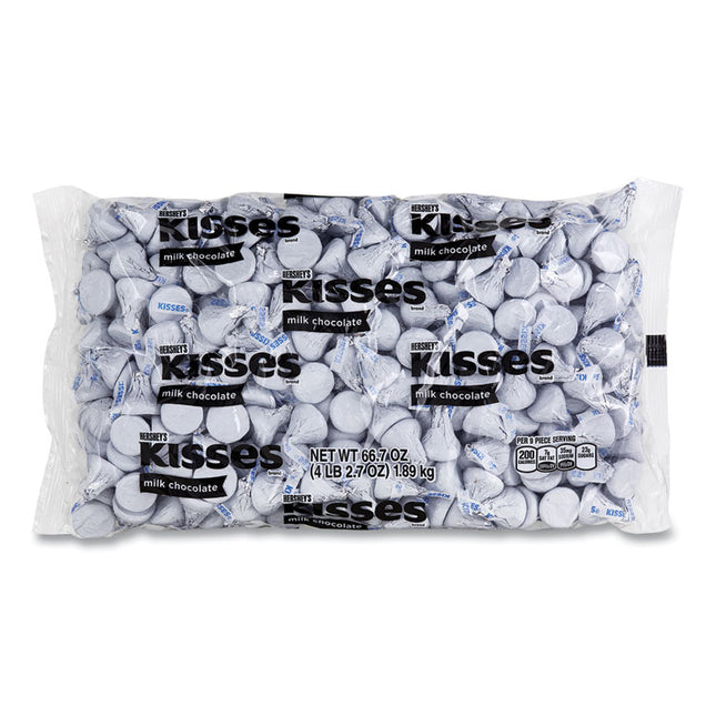 KISSES, Milk Chocolate, White Wrappers, 66.7 oz Bag