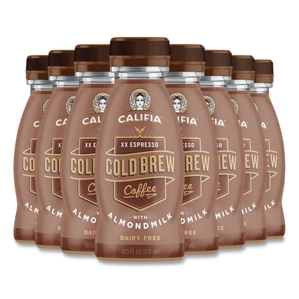 Cold Brew Coffee with Almond Milk, 10.5 oz Bottle, XX Expresso, 8/Pack