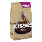 KISSES Milk Chocolate with Almonds, Party Pack, 32 oz Bag