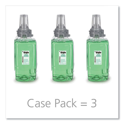 Botanical Foam Handwash Refill, For ADX-12 Dispenser, Botanical Scent, 1,250 mL, 3/Carton