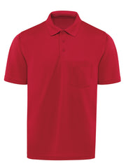 Red Kap® Men's Short Sleeve Performance Knit® Pocket Polo / SK98RD