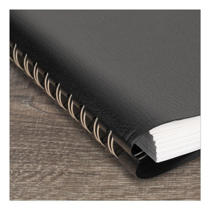 DayMinder Weekly Planner, Vertical-Column Format, 8.75 x 7, Black Cover, 12-Month (Jan to Dec): 2025