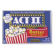 Microwave Popcorn, Butter, 2.75 Oz Bag, 36/carton