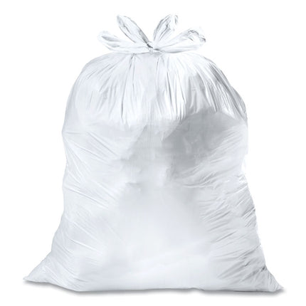 Tall Kitchen Quick-Tie Bags, Tie-Flap, 13 gal, 23.75" x 28", White, 200/Box
