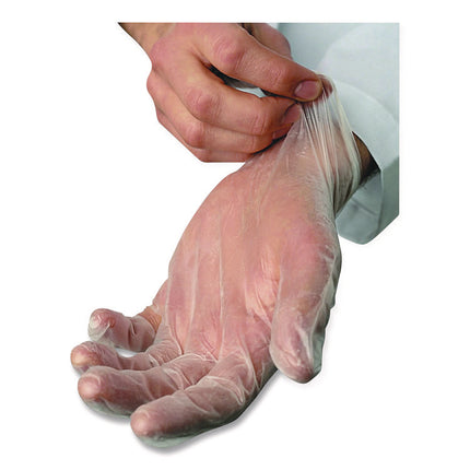V5201 SERIES POWDER-FREE VINYL GLOVES, 3 MIL, SMALL, CLEAR, 100/BOX