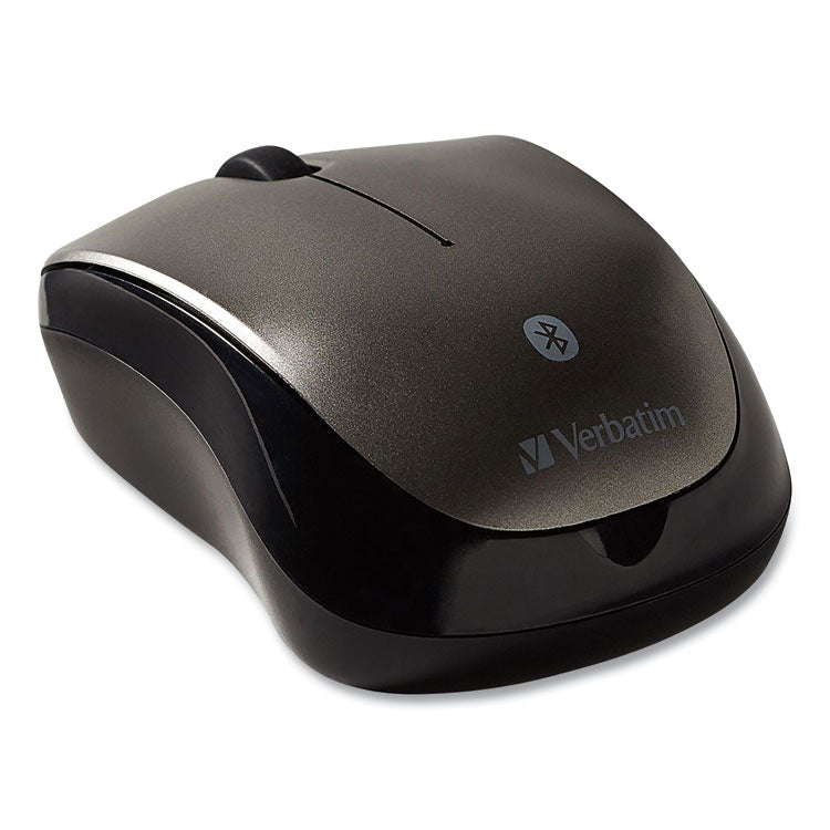 Bluetooth Wireless Tablet Multi-Trac Blue Led Mouse, 2.4 Ghz Frequency/30 Ft Wireless Range, Left/right Hand Use, Graphite