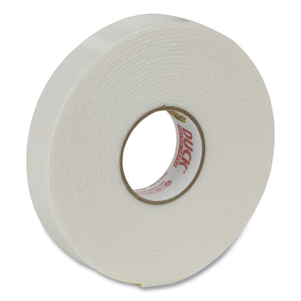 Double-Stick Foam Mounting Tape, Permanent, Holds Up To 2 Lbs, 0.75" X 15 Ft, White