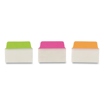 Ultra Tabs Repositionable Tabs, Standard: 2" x 1.5", 1/5-Cut, Assorted Neon Colors, 24/Pack