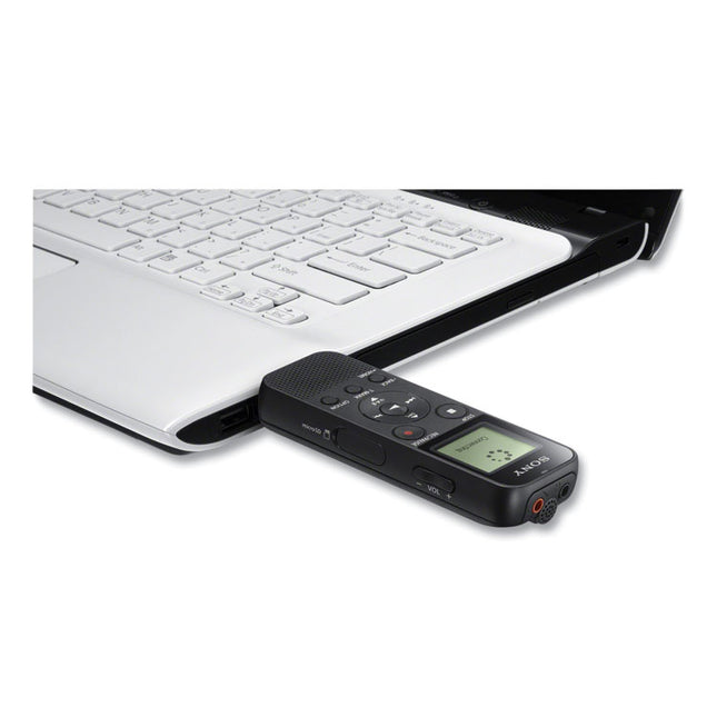 Icd-Px370 Digital Voice Recorder, 4 Gb, Black